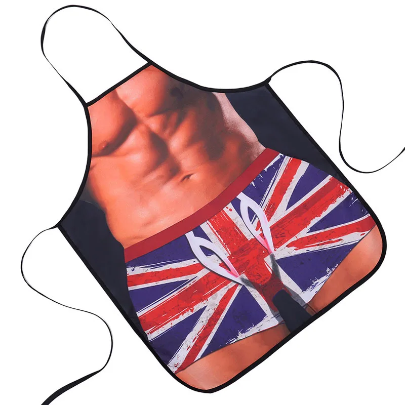 Оригинальный веселый фартук с индивидуальным логотипом и рисунком в качестве