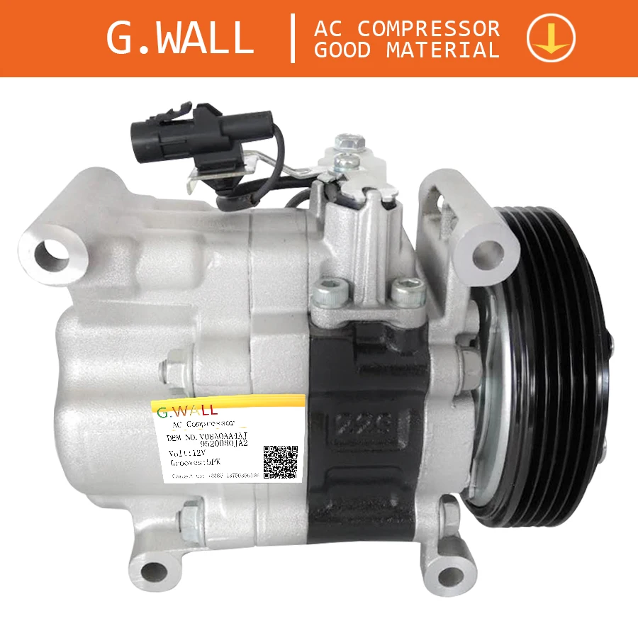 Новый компрессор кондиционера N5 канавки для Suzuki SX4 2 0 Gas 2007 2008 2009 9520080JA0 95200 80JA0 9520080JA2