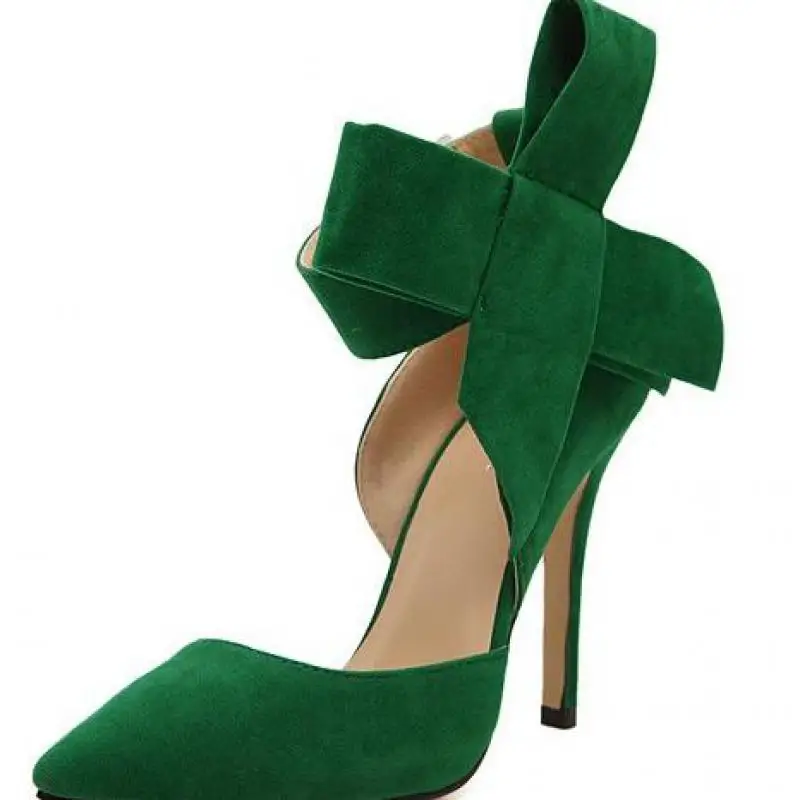 Популярные туфли на высоком каблуке с большими бабочками размеры 43 | Обувь