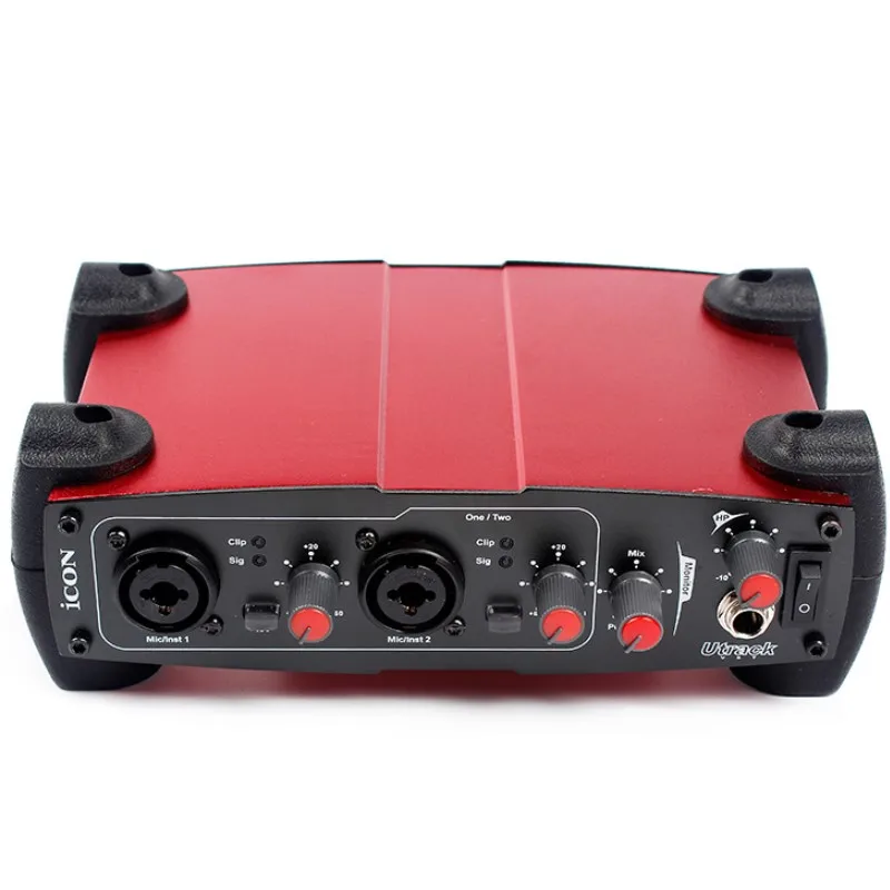 ICON Utrack vst USB интерфейс записи внешняя звуковая карта мобильный телефон компьютер универсальный якорь прямая трансляция студия
