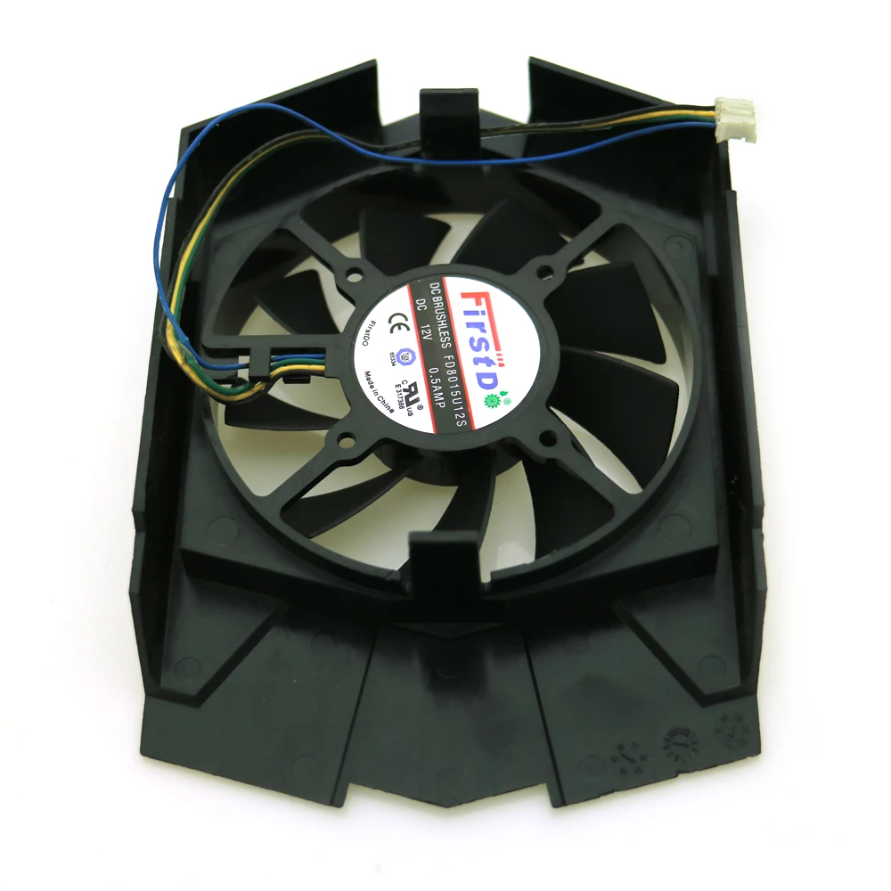 FD8015U12S 12 V 0.5A 4Pin 75 мм вентилятор VGA для ASUS GTX750TI кулер видеокарты охлаждения |