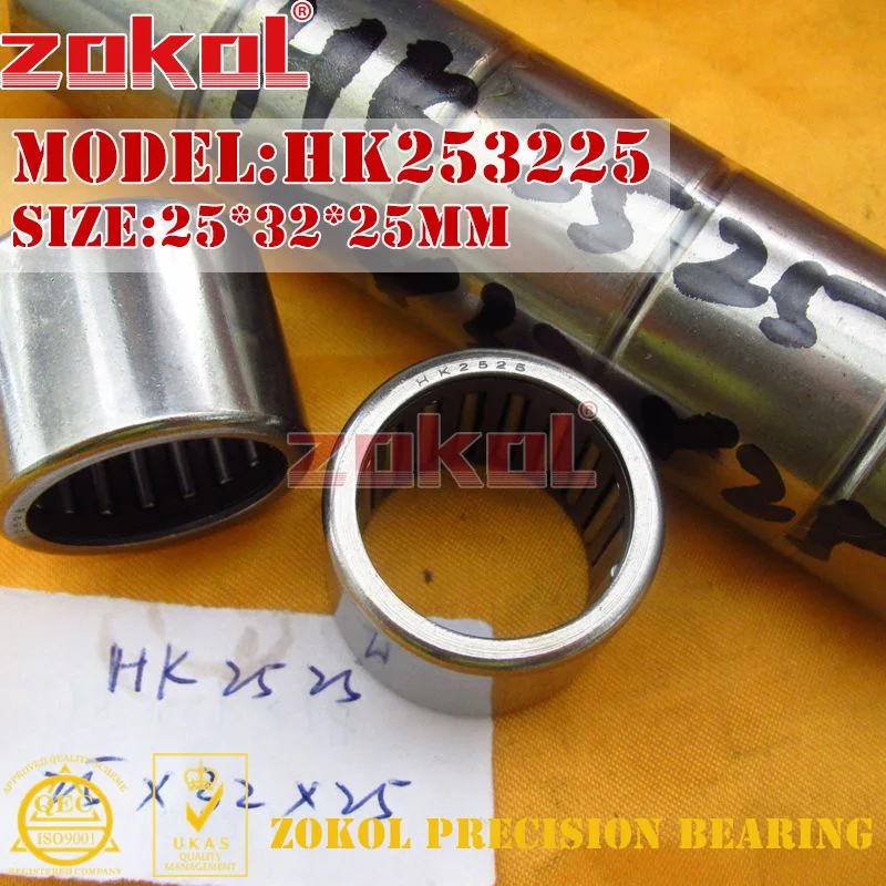 Подшипник ZOKOL HK2525 HK2816 HK253222 HK253225 HK283516 игольчатый роликовый подшипник 25*32*22/25 мм