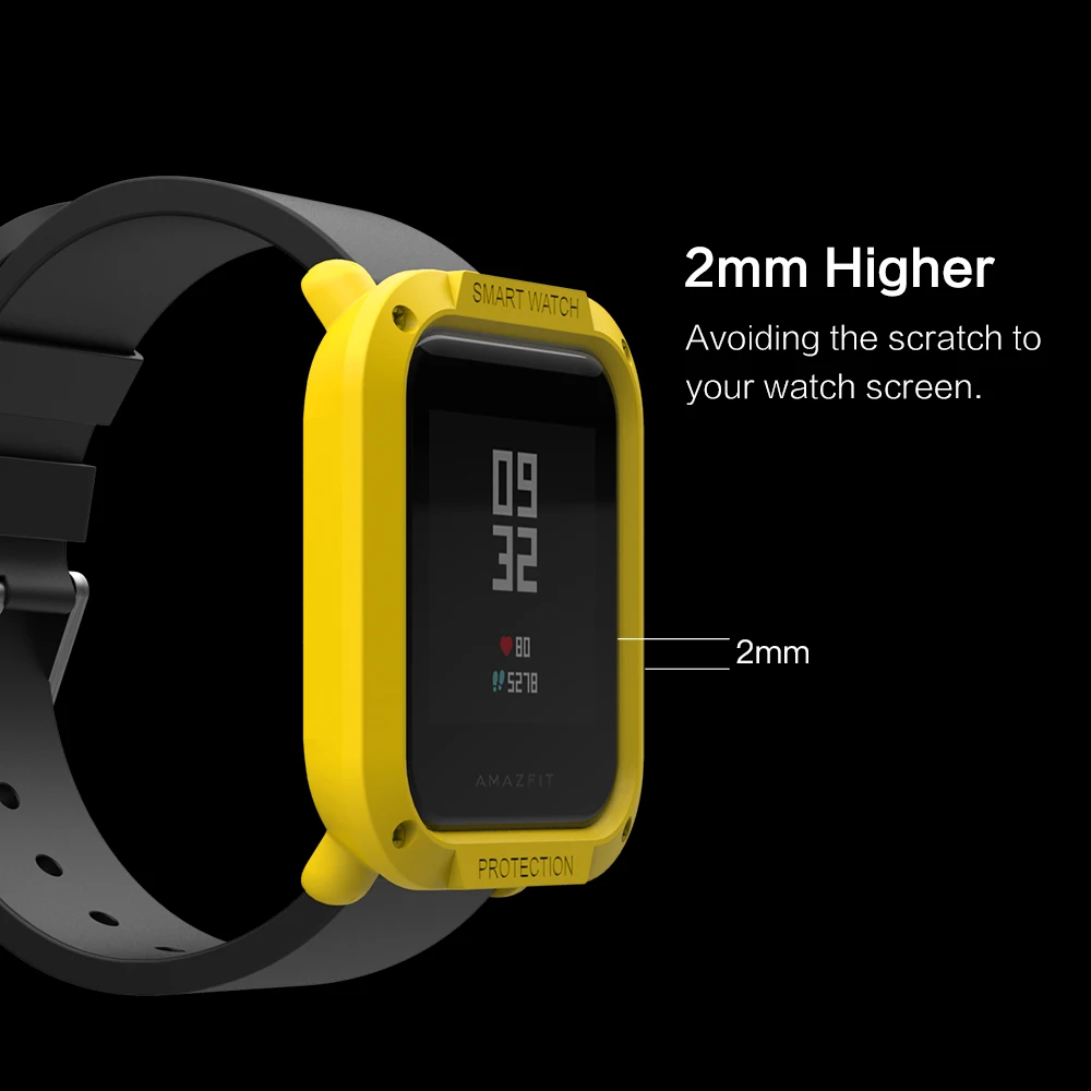Чехол SIKAI для Xiaomi Amazfit Bip BIT PACE Lite Youth защитный чехол часов Huami Smart Watch|Бамперы| |