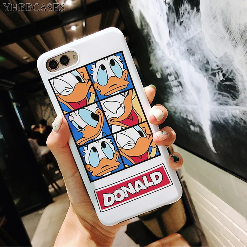 YHBBCASES Donald Duck Cases For Huawei P30 P20 Pro Honor V20 9 Soft Case Cartoon Phone Cover Mate 10 20 Nova 3 3e |