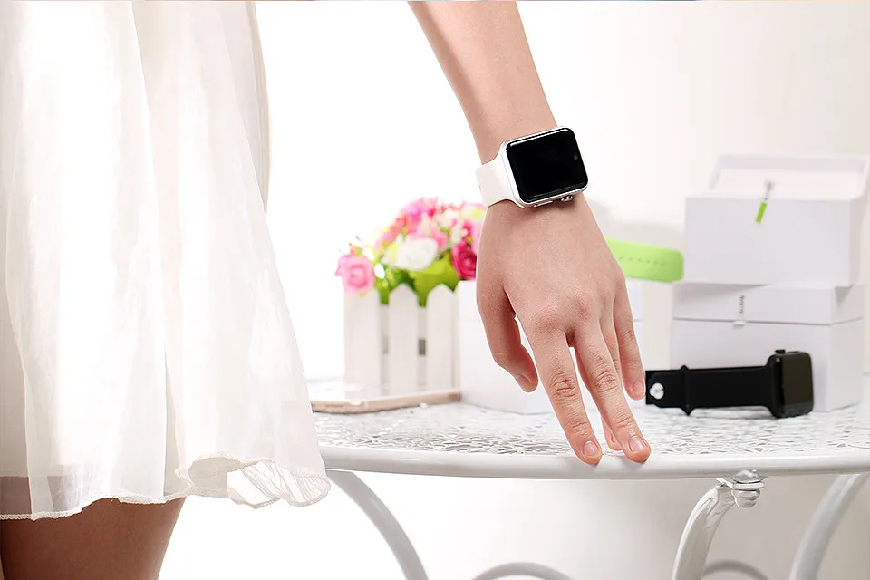 DM09 Bluetooth Смарт часы LF07 для Apple Watch 2.5D HD экран Поддержка 2G SIM Шагомер Умные часы беспроводные устройства PK DZ09