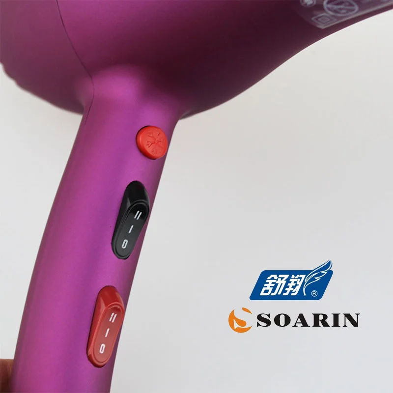 SOARIN Home фен для волос Мощный фиолетовый профессиональное парикмахерское