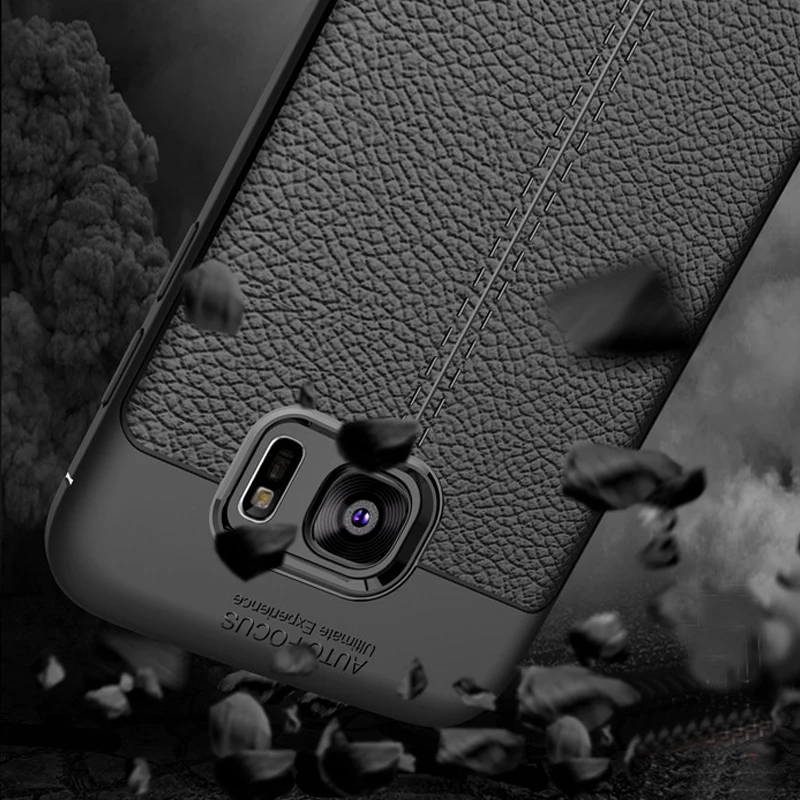 YUETUO кожаный чехол для телефона с узором оболочка samsung galaxy note 5 note5 силиконовый
