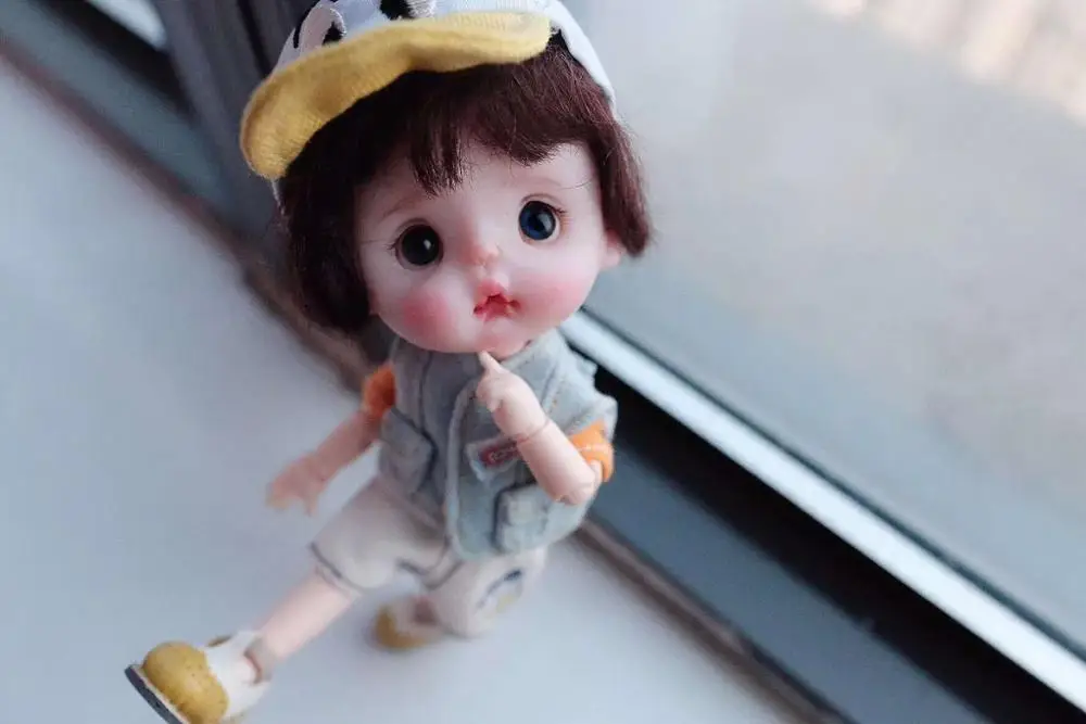 Голова куклы OB11 1/8 BJD голова OB сделай сам полимерная глина