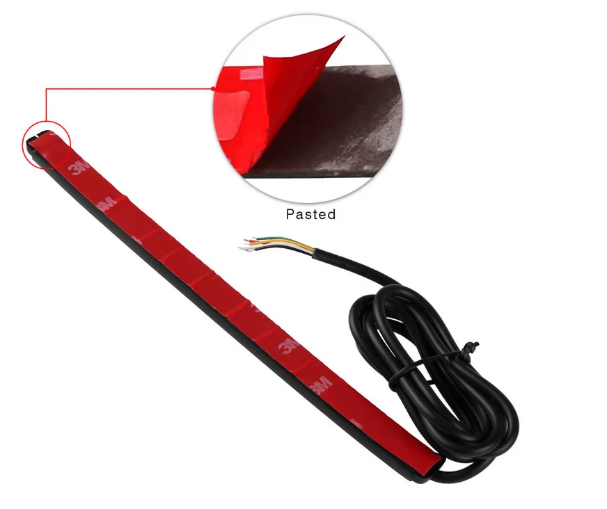 Универсальная гибкая светодиодная лента для мотоцикла лампа стоп сигнала