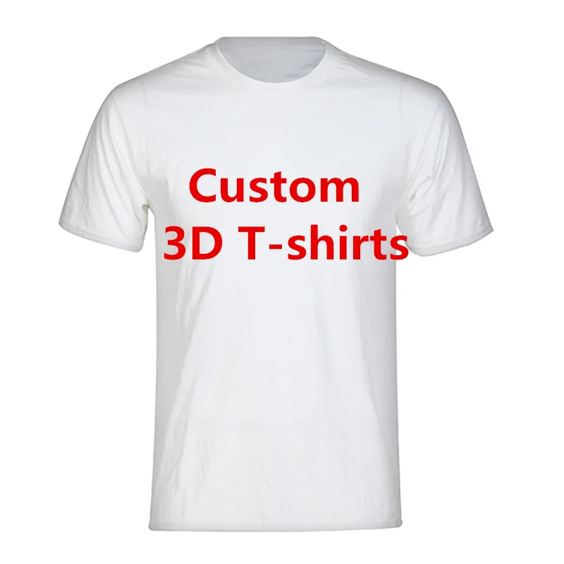 Футболка с 3D принтом сделай сам для женщин и мужчин летние футболки