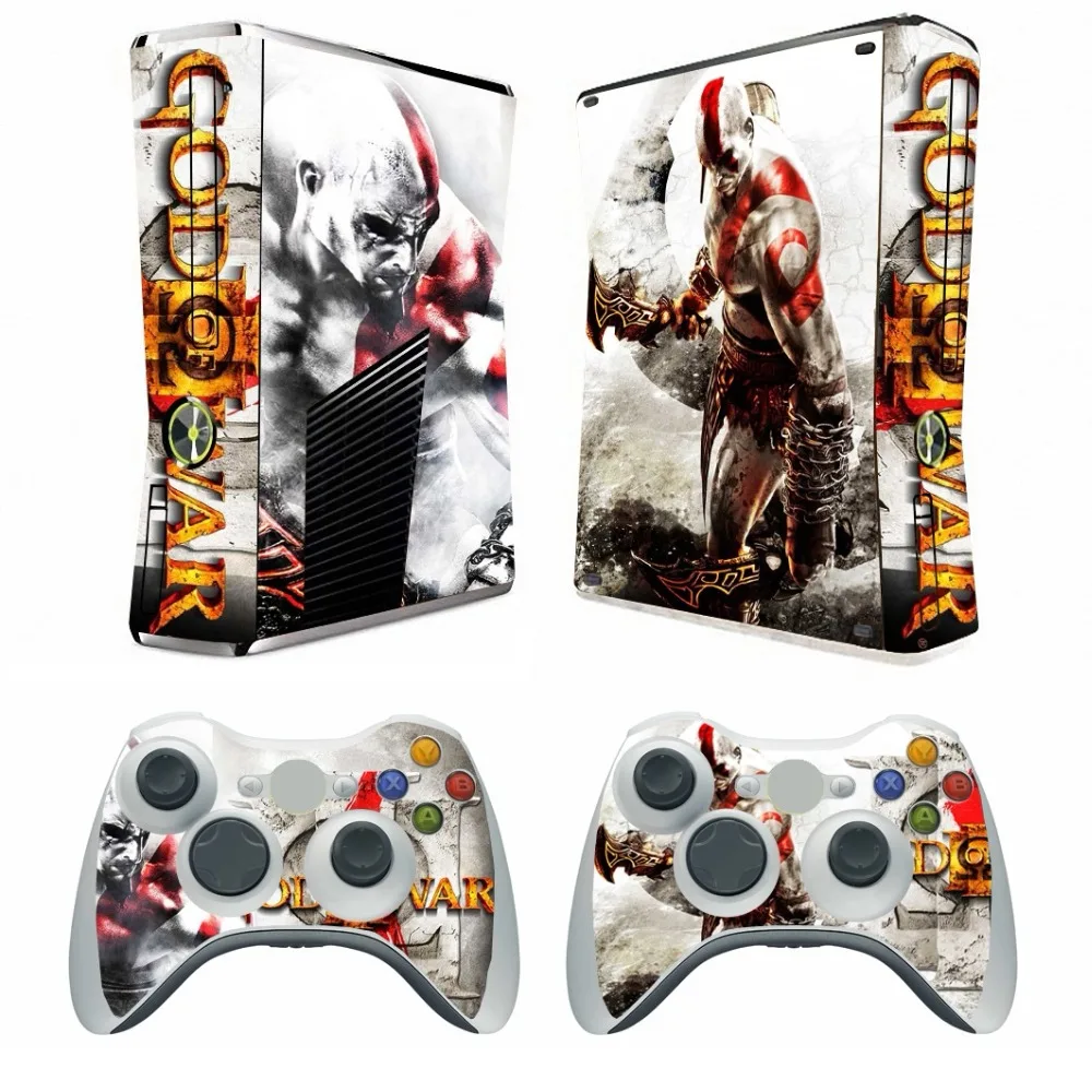 210 виниловых наклеек для Microsoft Xbox 360 Slim и 2 контроллера наклейки XBOX SLIM | Электроника