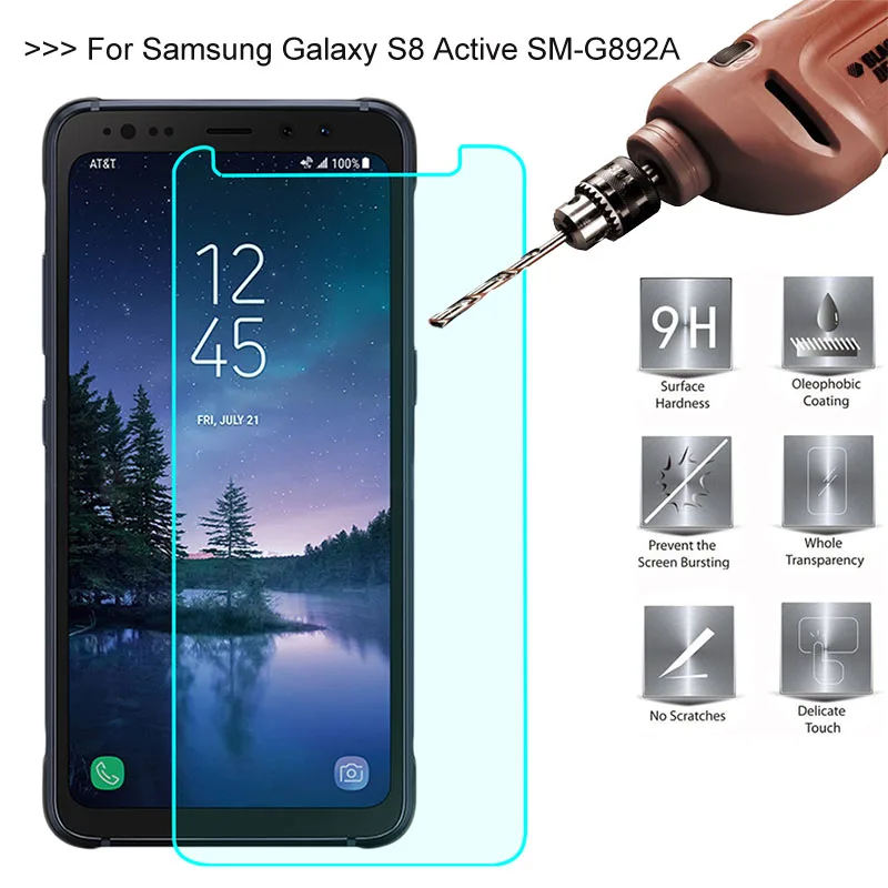 Для Samsung Galaxy S8 Active SM G892A закаленное стекло 9H Высококачественная защитная пленка