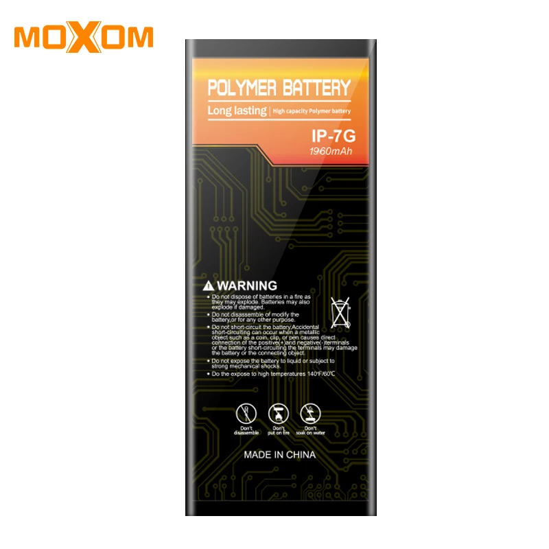 Аккумулятор для телефона MOXOM iPhone 7G 1960 мАч аккумуляторы большой емкости сменная