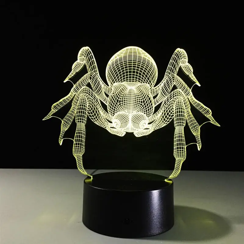 3D светодиодный ночник визуализации Иллюзия 7 цветов изменить сенсорный