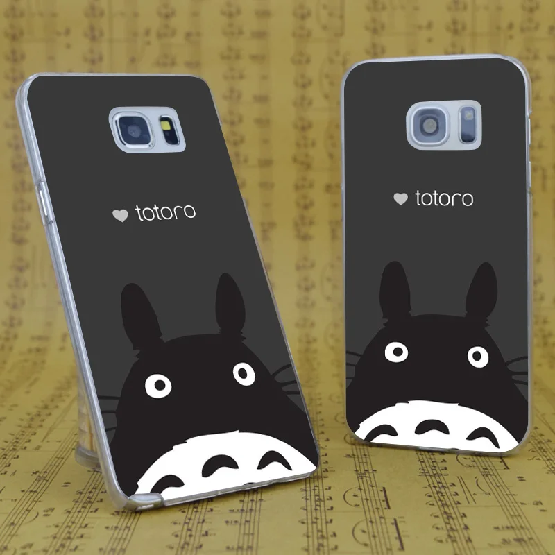 Dream Фокс b4064 Тоторо Smie прекрасный прозрачный жесткий чехол для Samsung Galaxy S 4 5 6 7 8 мини