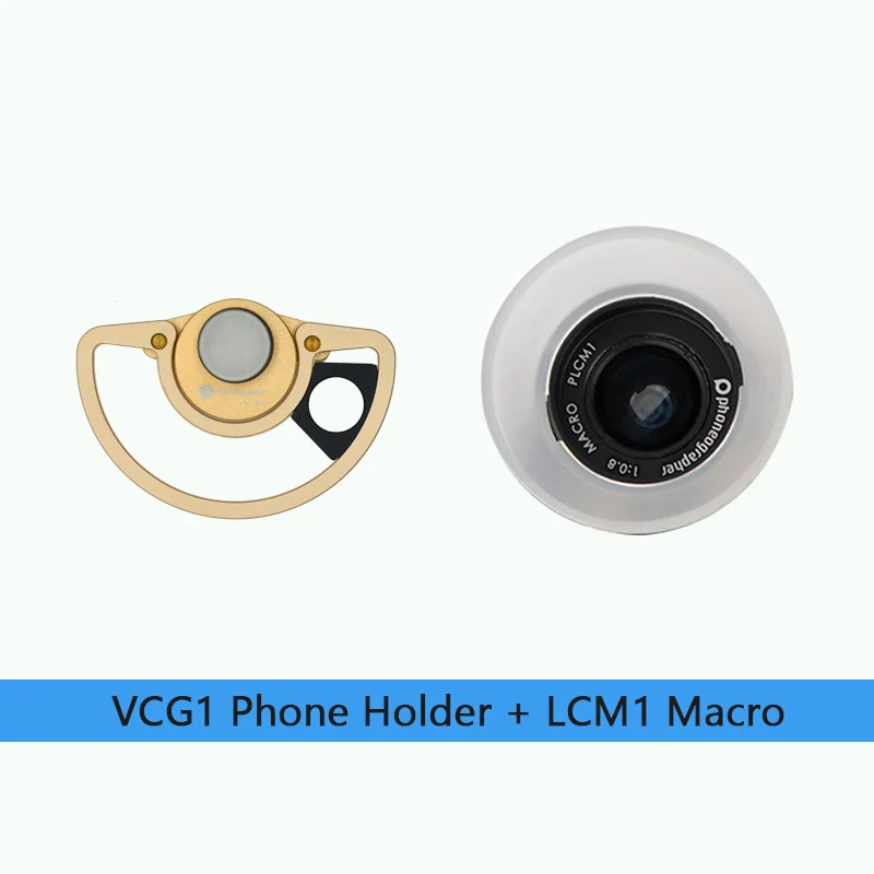 VCG1 LCM1 Benro LCK1 набор объективов для мобильных телефонов Универсальный Pro 4в1 держатель для телефона широкоугольный Макро портретный объектив для iPhone huawei Xiaomi - Цвет: VCG1 LCM1