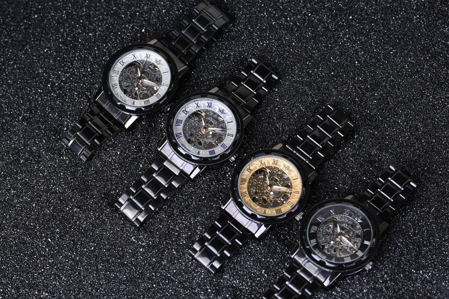 Мужские механические часы скелетоны из нержавеющей стали|watch tourbillon|watch chronometerwatch