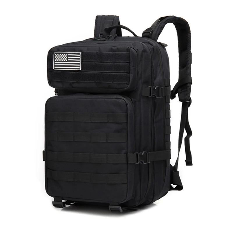 Уличный военный камуфляжный рюкзак 45 л штурмовой Тактический пехотный - Фото №1