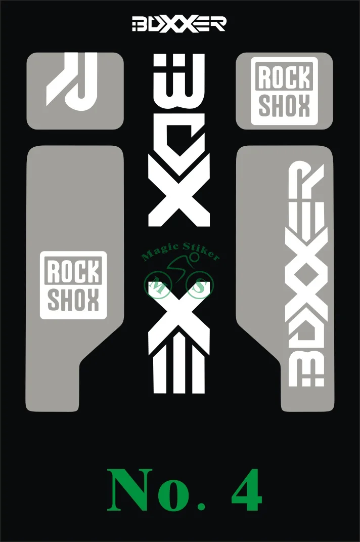 Handmade Front Fork Decals Bicycle Stickers MTB Decorative | Спорт и развлечения