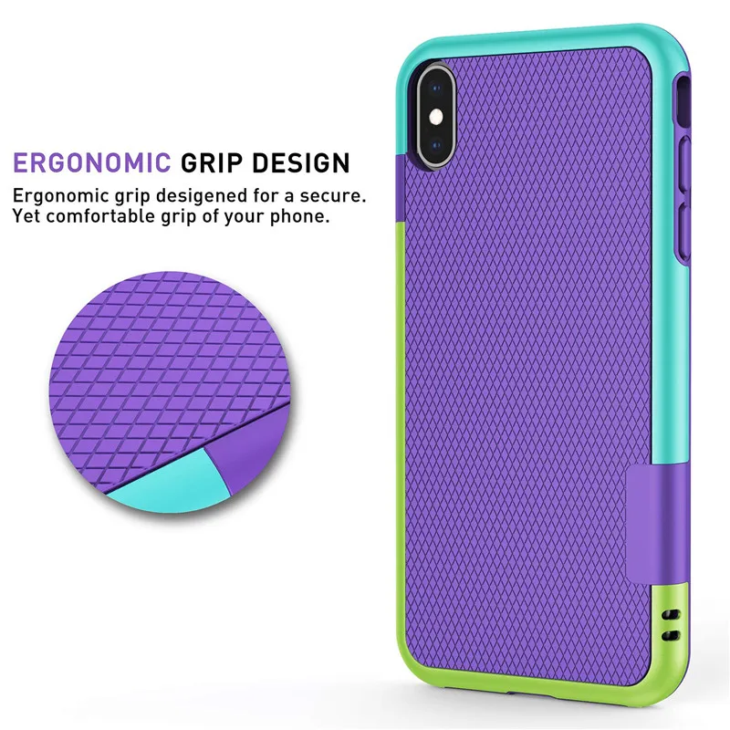 Противоударный Гибридный Силиконовый противоударный чехол для fundas iPhone 11 PRO MAX 6 6s 7 Plus 7plus 8 Plus Xs MAX XR X Противоскользящий чехол для царапин