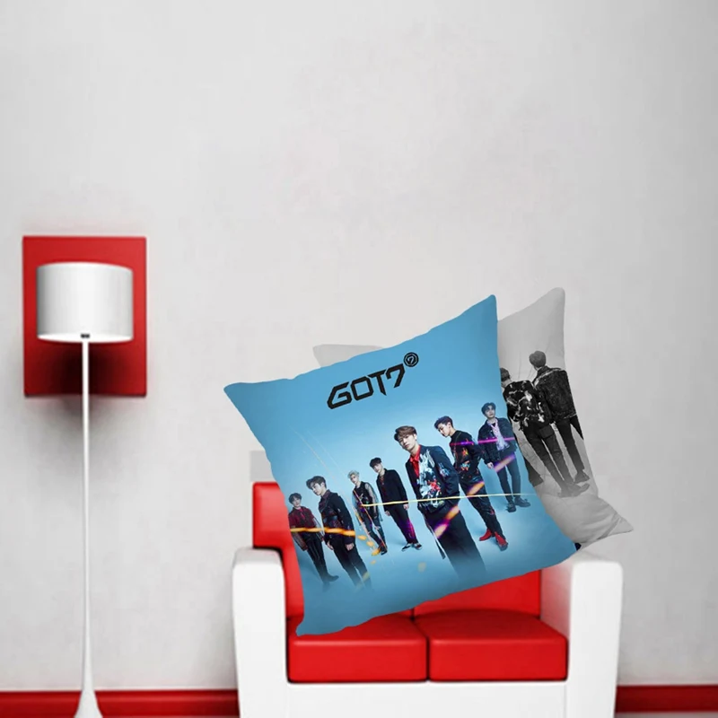 Новинка популярный чехол для подушки Kpop GOT7 Жесткий Чехол переноски подарки JB Jr