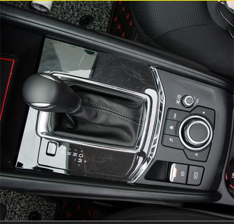 Для Mazda CX 5 CX5 2017 2018 2019 ABS хромовое углеродное волокно для автомобиля Средний CD