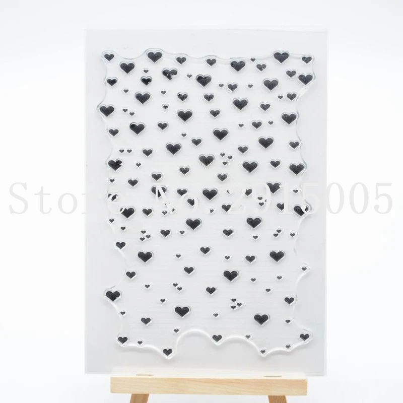 Фото карты с рисунком в виде сердца картинка прозрачная печать 11x16 см