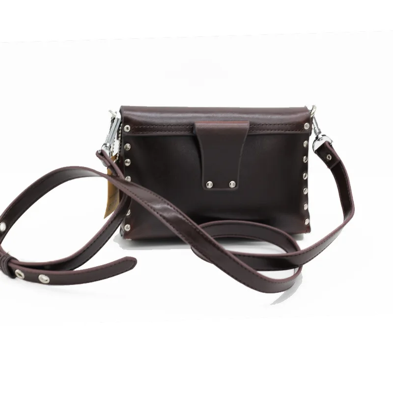 Лидер продаж 2018 брендовая сумка через плечо женская мессенджер с заклепками