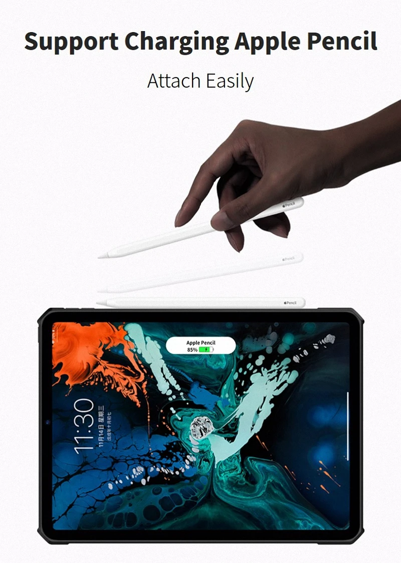 XUNDD защитный чехол для планшета для нового iPad Pro 11 12,9 9,7 10,2 10,5 дюймов mini 12345 air2 с подушками безопасности противоударный чехол s