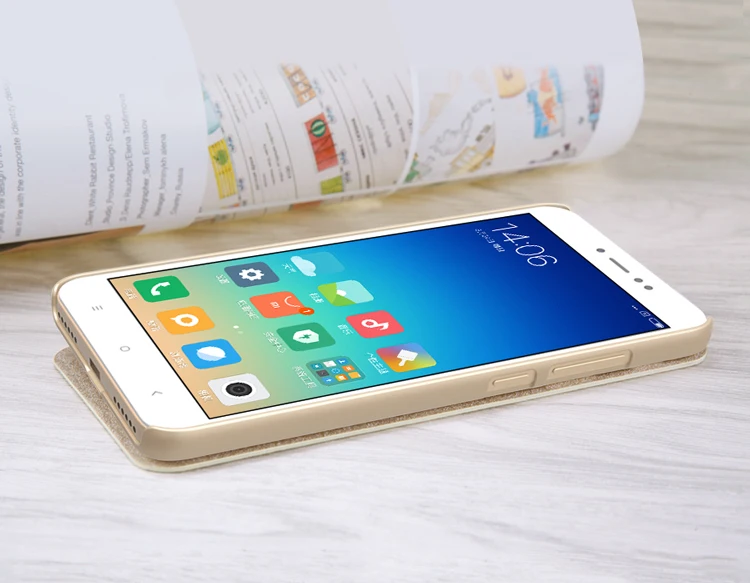 Для Xiaomi Redmi Примечание 5A кожаный чехол NILLKIN модная задняя крышка флип-чехол для телефона чехол s для Redmi Note 5A Pro prime Y1 Lite
