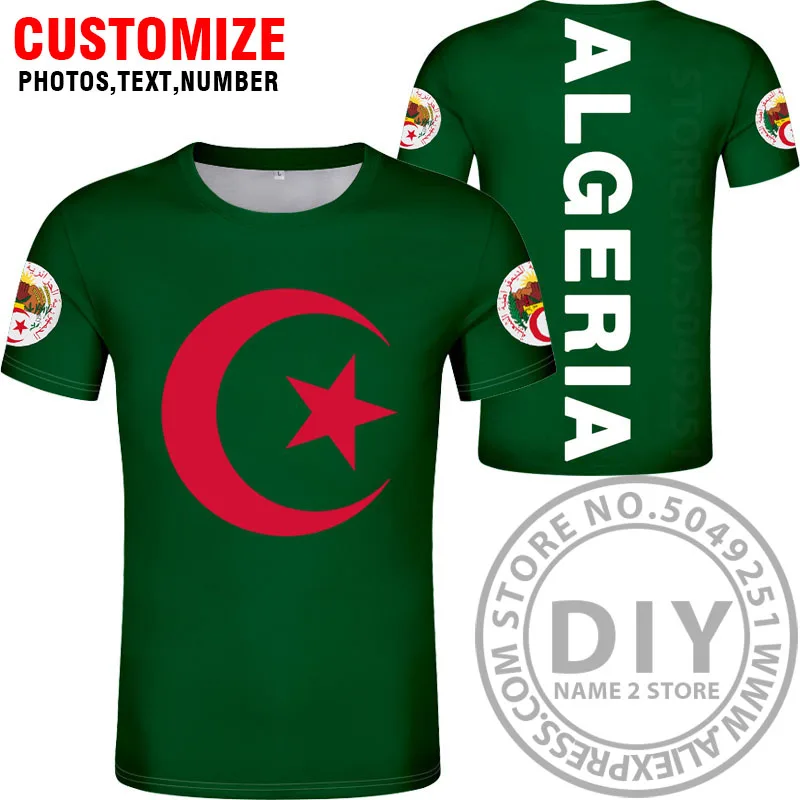 Style 12 Футболка с надписью «algerie»,, футболка с номером dza, ислам, сделай сам, арабский элджери, арабский принт, надпись, черный флаг, фото, одежда - Цвет: Style 12