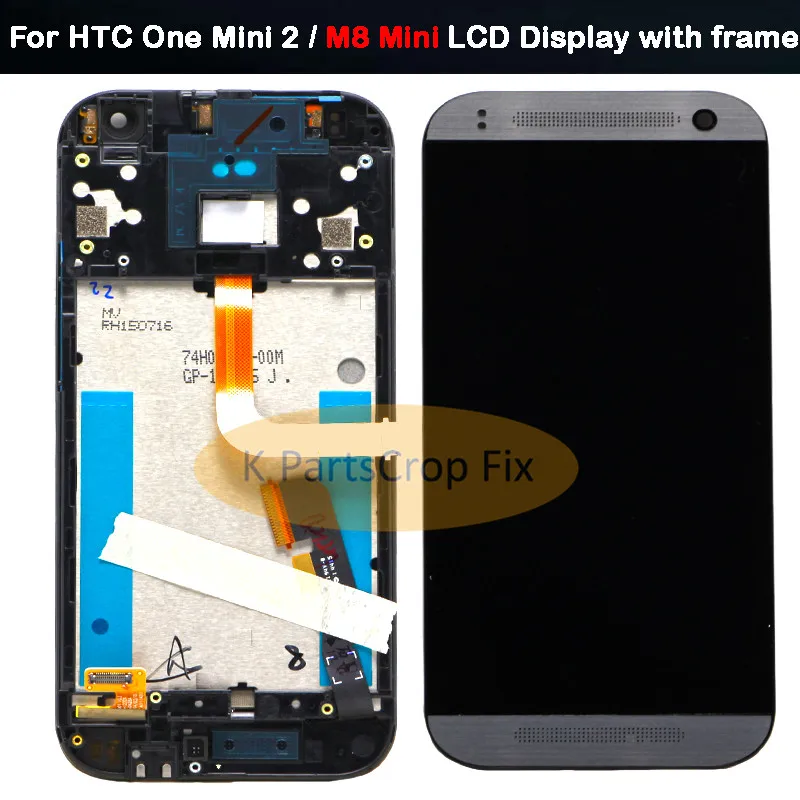 ЖК дисплей с рамкой для HTC One Mini 2 M8 сенсорный экран 4 5 дюйма дигитайзер в сборе 100%