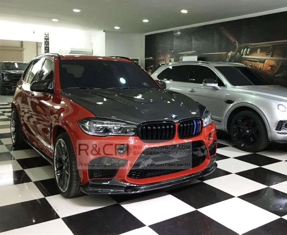 Капот из углеродного волокна F15 F16 F85 X5M F86 X6M // стильный капот HM для BMW | Автомобили и