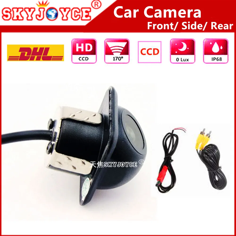 10X DHL Бесплатная доставка Универсальная автомобильная камера HD CCD 170 градусов