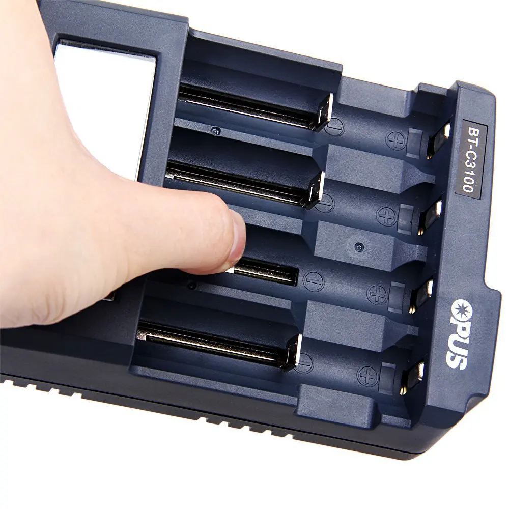 2016 Оригинальное цифровое интеллектуальное зарядное устройство Opus BT C3100 V2.2 с 4 ЖК