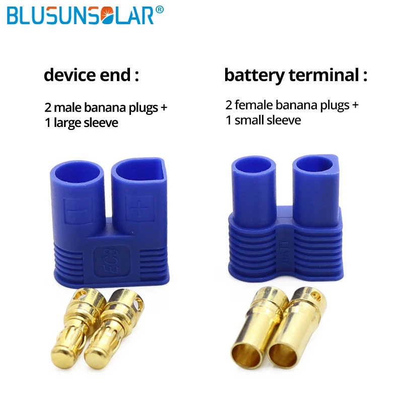 10 Pairs/Lot high performance EC5 Plug 5mm Bullet Connectors1 00A RC LiPo Battery Charge Adapter  M/F Connector For RC Part