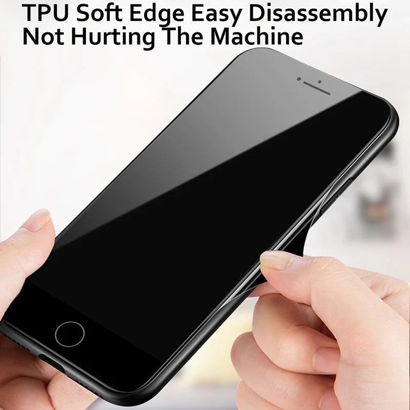 Tempered Glass Case For iPhone 7 8 Plus Luxury Star Space Cover X iPhone6s 6 6S XR XS Max Starry sky |