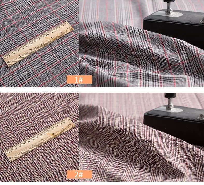 Валлийская клетчатая поли хлопчатобумажная нить красящая ткань для костюма