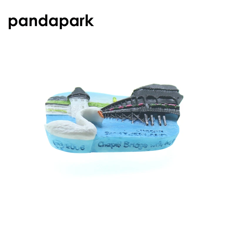 Pandapark 3D полимер магнит на холодильник из Парижа Лондона сувенир ручная работа