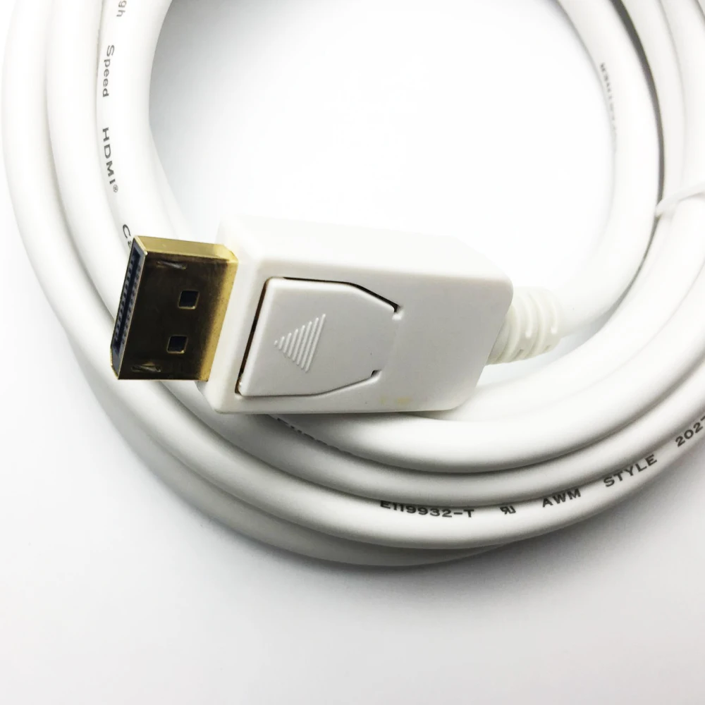 Кабель DP HDMI 1 8 м 3 Dislayport HDTV конвертер адаптер для hp Dell lenovo PC latpp| |