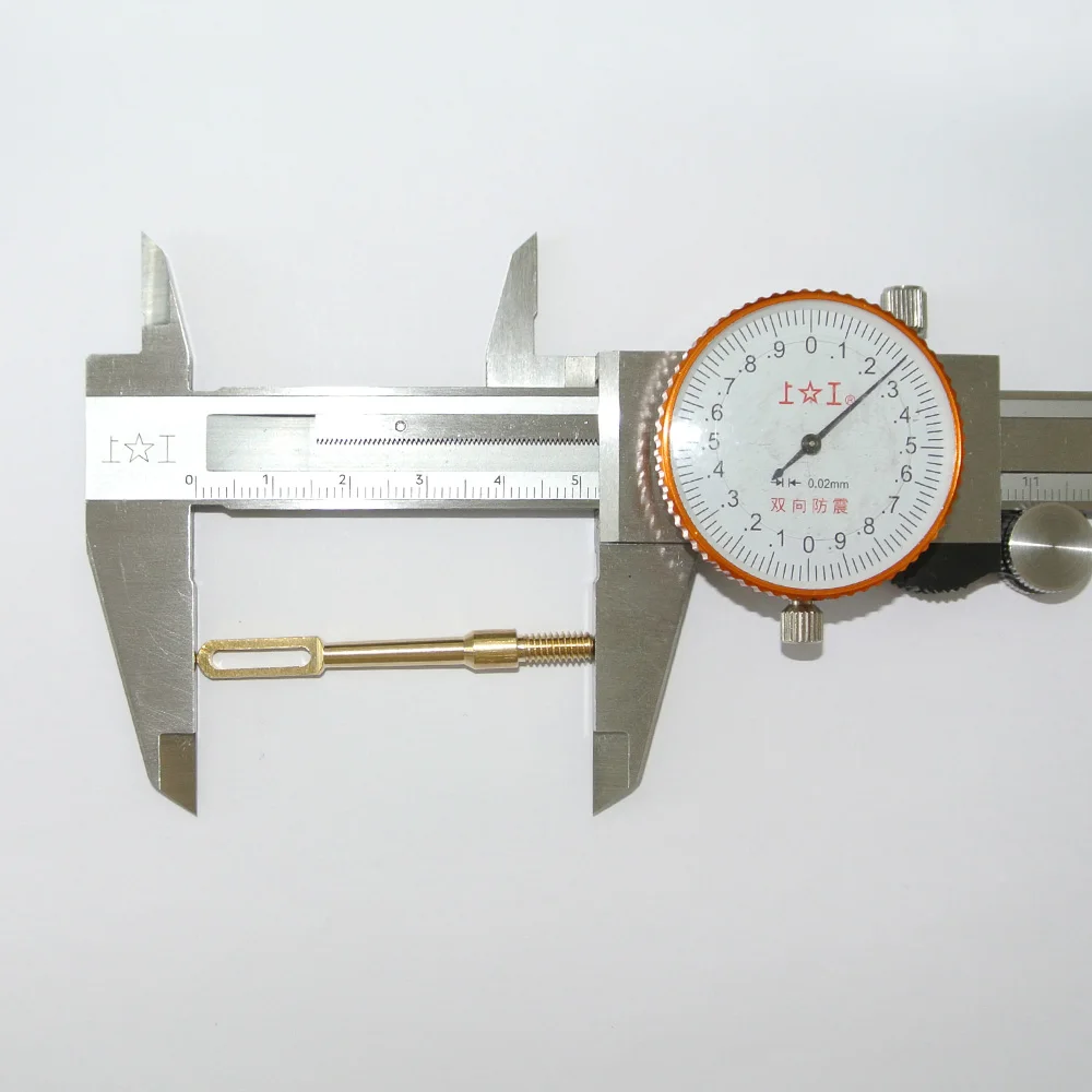 Green World 1 шт./лот. 22cal-. 45cal Твердые латунные наконечники для шлиц, пулемет для чистки патчей, патчи держатель резьба 8-32