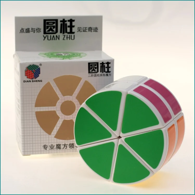 Новый двухслойный цилиндр DianSheng 2x2 слоя лепестковой колонки волшебный куб
