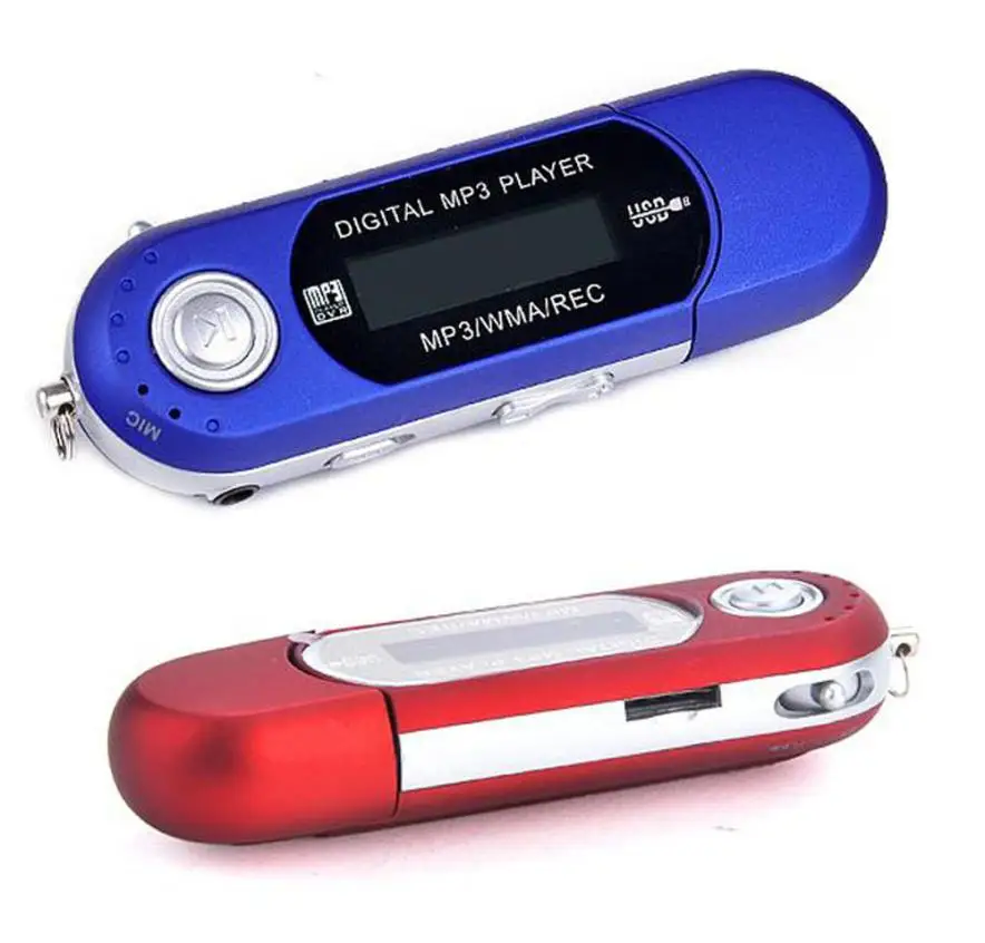 Маленький mp3-плеер с зажимом 8 ГБ флеш-диск USB 2,0 ЖК-дисплей мини MP3 музыкальный плеер FM Радио спортивный музыкальный mp3-плеер с наушниками 3,5 мм@ W
