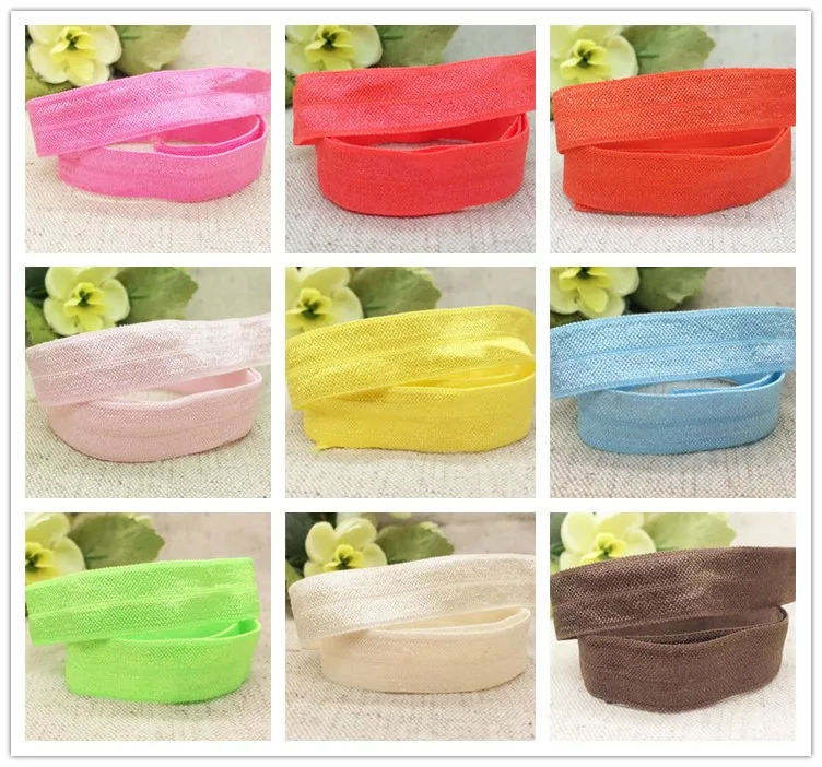 

Бесплатная доставка, 10 ярдов, однотонная эластичная лента 5/8 дюйма, ширина 15 мм, Детская повязка на голову, бант, аксессуары, 21 цвет