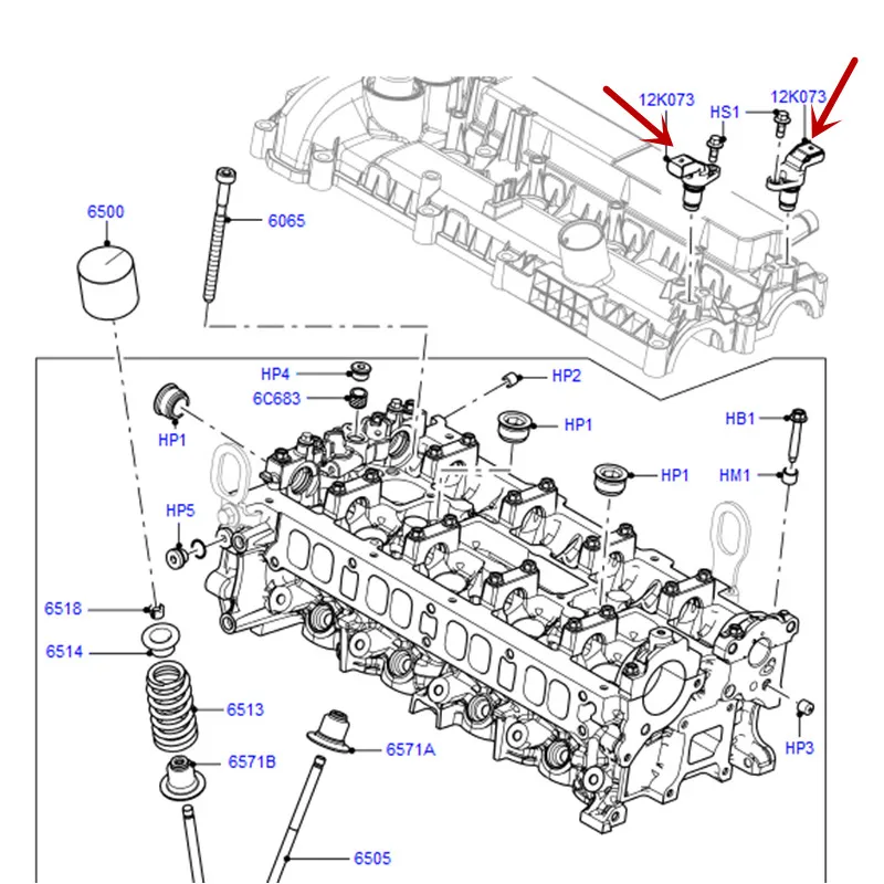 Автомобильный Датчик положения распределительного вала 2012 Ran geR ove rEv oq ue 2006 Fre ela nder