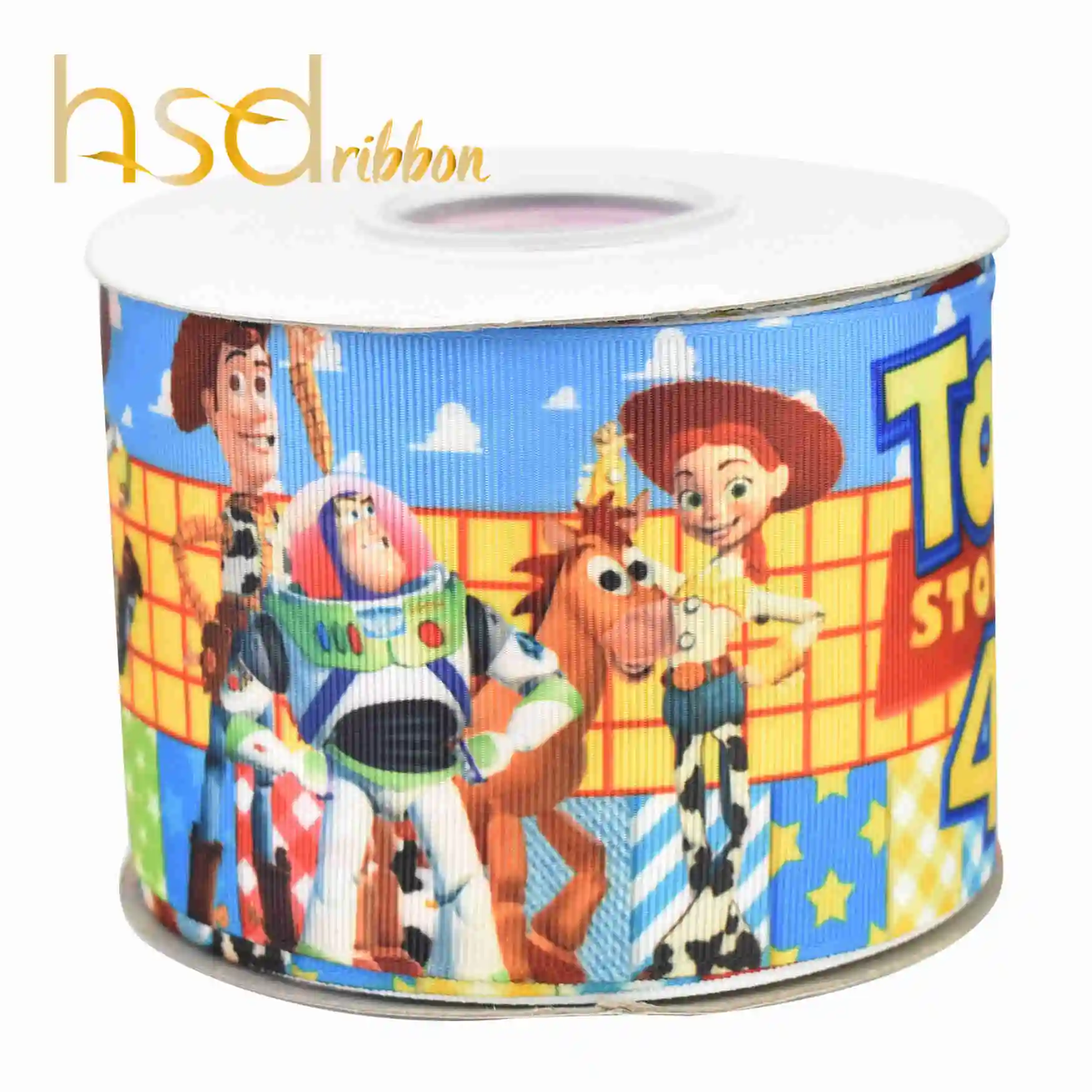 HSDRibbon 22 мм 38 мм 50 мм 75 мм Печатные HT Grosgrain ленты 50 ярдов/рулон - Цвет: 8