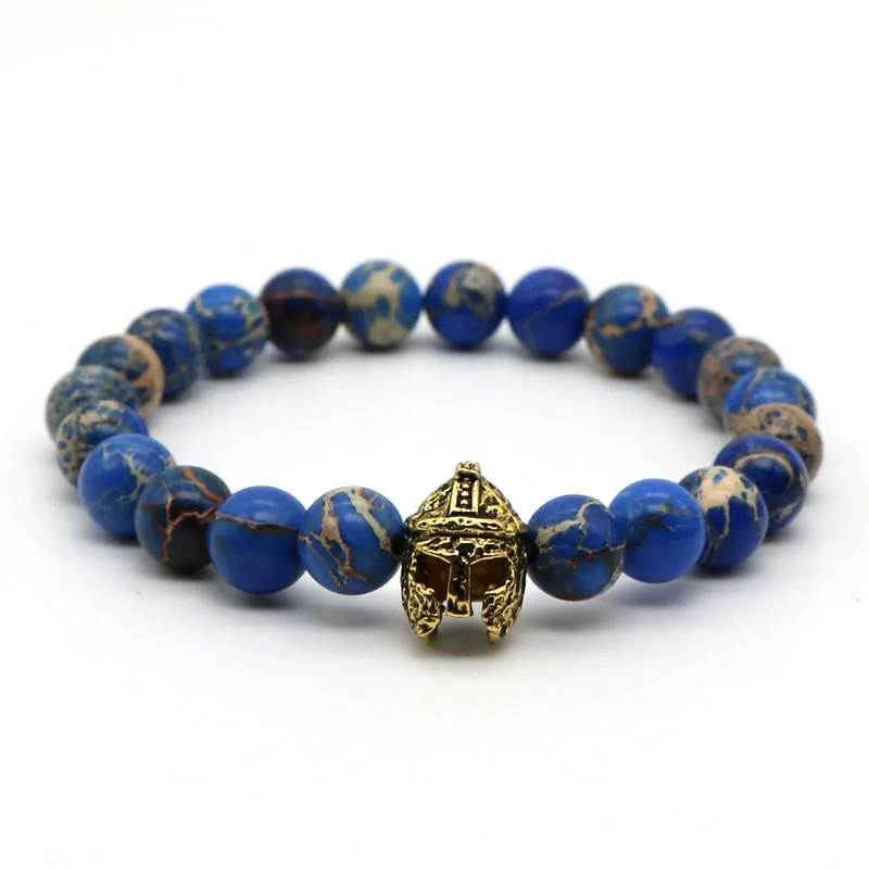 Браслет с бусинами в виде римского воина|bracelets for|helmet braceletstone bracelet |