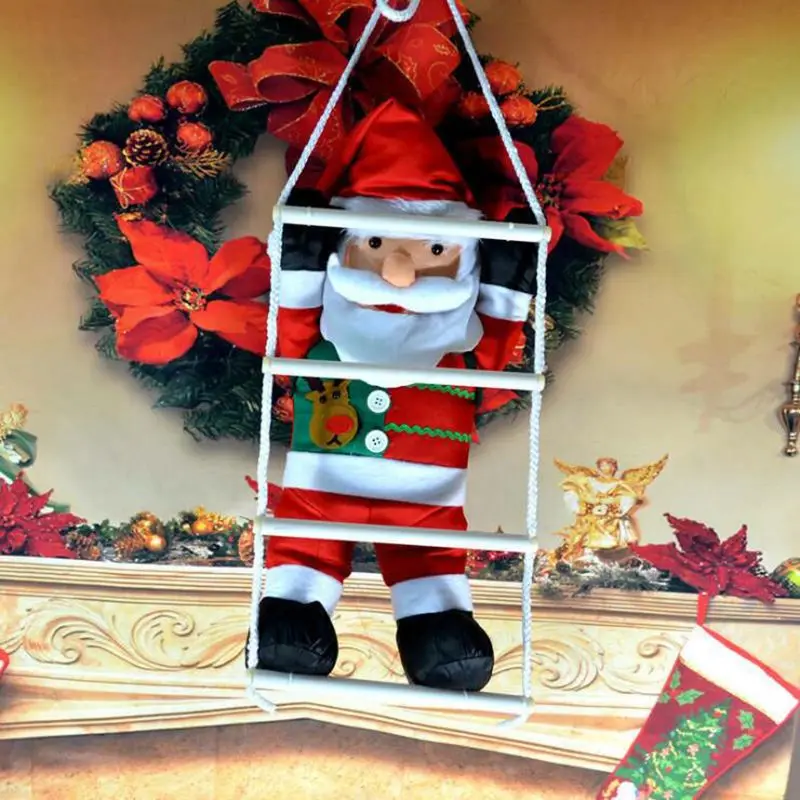 Navidad лестница Санта Клаус рождественские украшения Рождественские Arvore De Natal