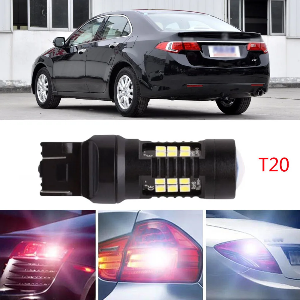 Ownsun 2 шт. без ошибок светодиодный задний фонарь T20 лампы для Honda Spirior 2009