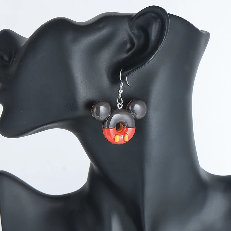 2019 Новые ручной работы Милые Мышь Висячие серьги для женщин Jewelry прекрасный